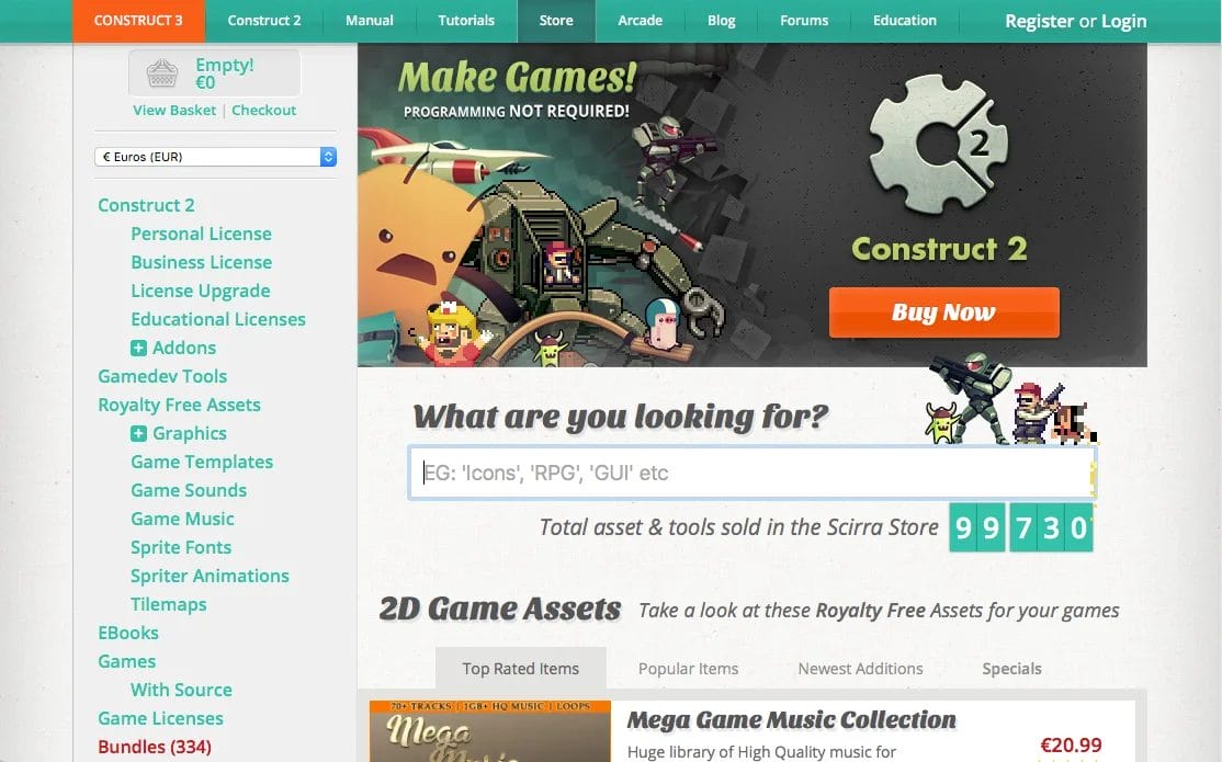 Create Games with constuct