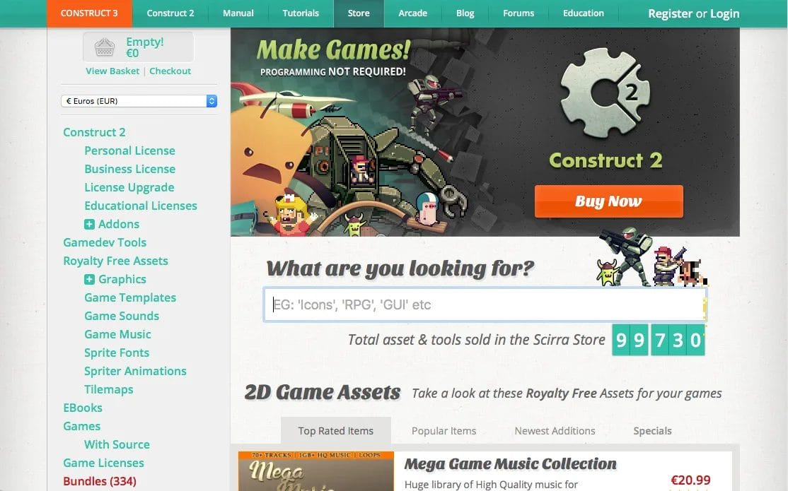 Create Games with constuct