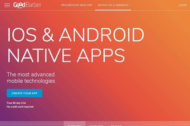 GoodBarber app maker