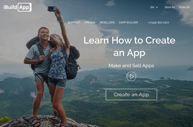 iBuildApp screenshot