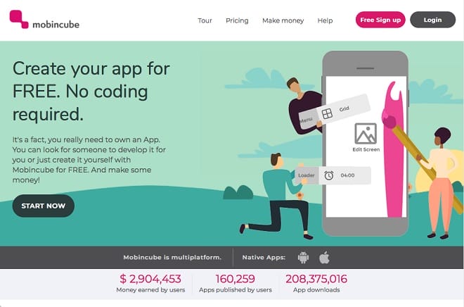 Mobincube screenshot